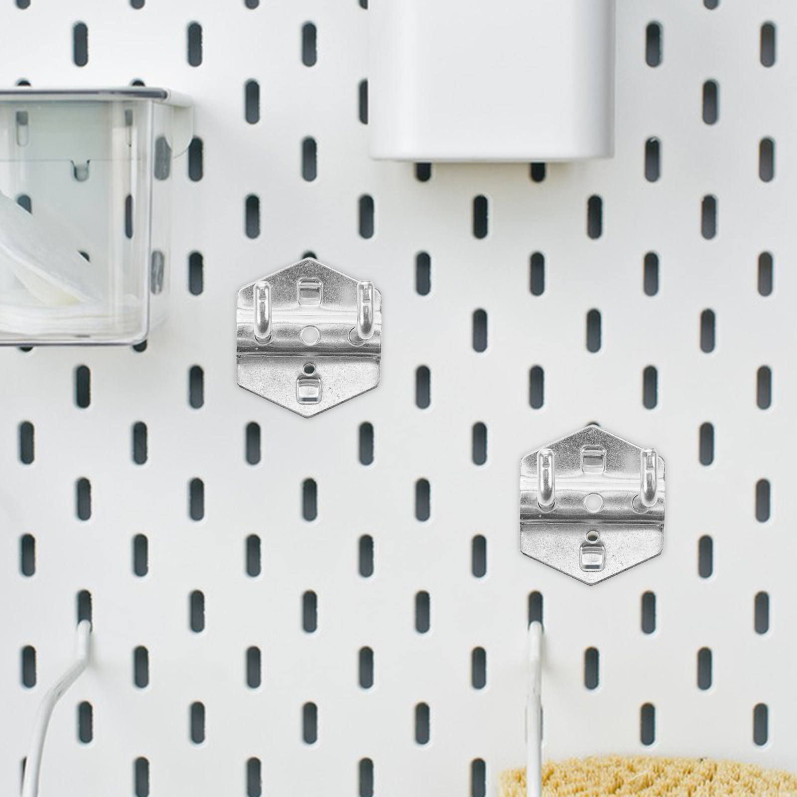 Workshop Tools Hanger - Pegboard Hooks 6 Pack Heavy Duty
