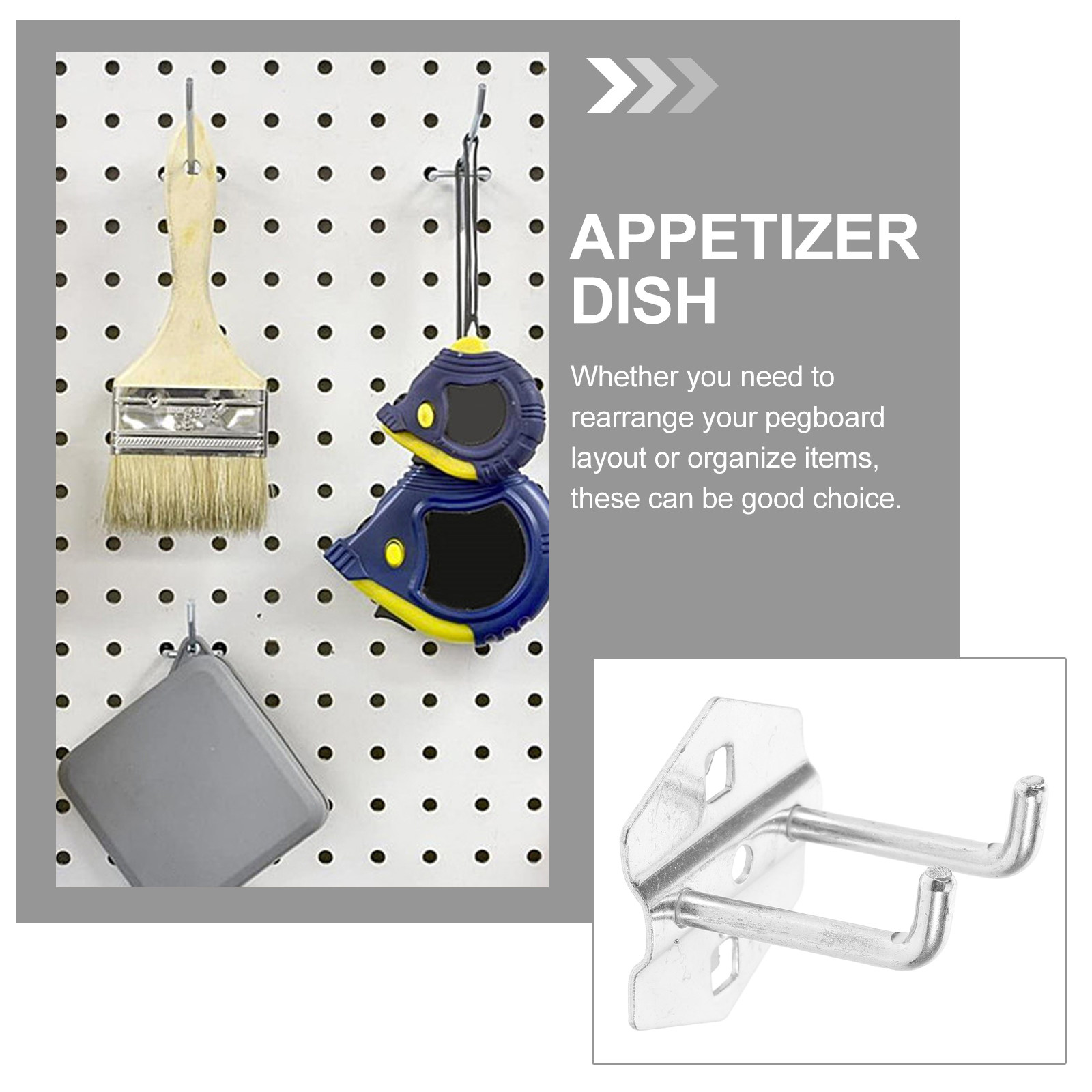 Pegboard Hooks 6 Pack Heavy Du - đánh giá và giá Workshop Tools Hanger