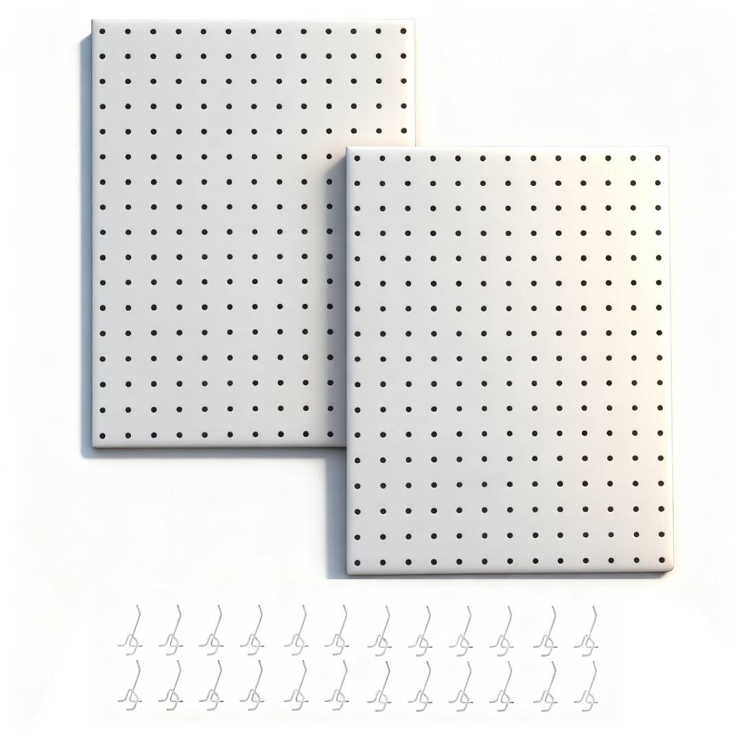 Metal Pegboard, 2 Panels + 24  - đánh giá và giá Workshop Tools Hanger