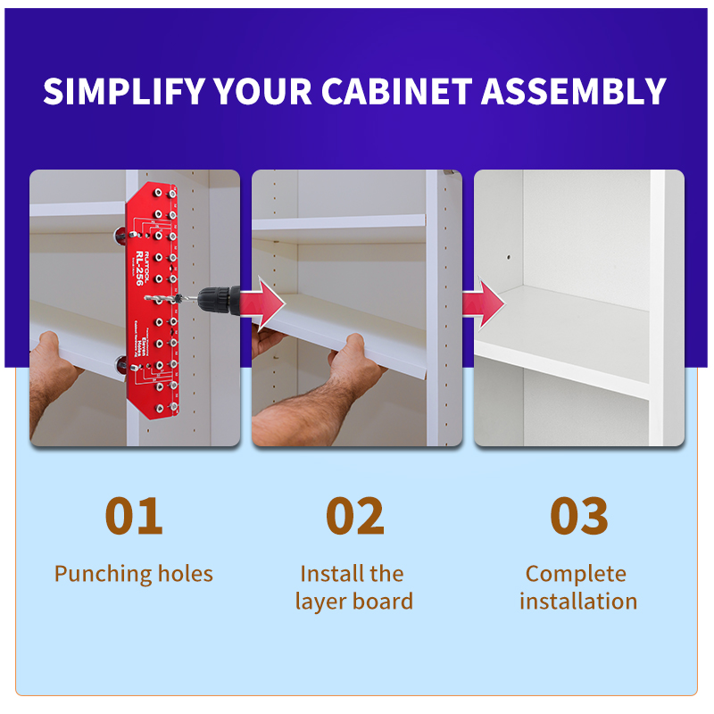 Shelf Pin Jig Set Aluminium Al - đánh giá và giá Dowel Jig Kit