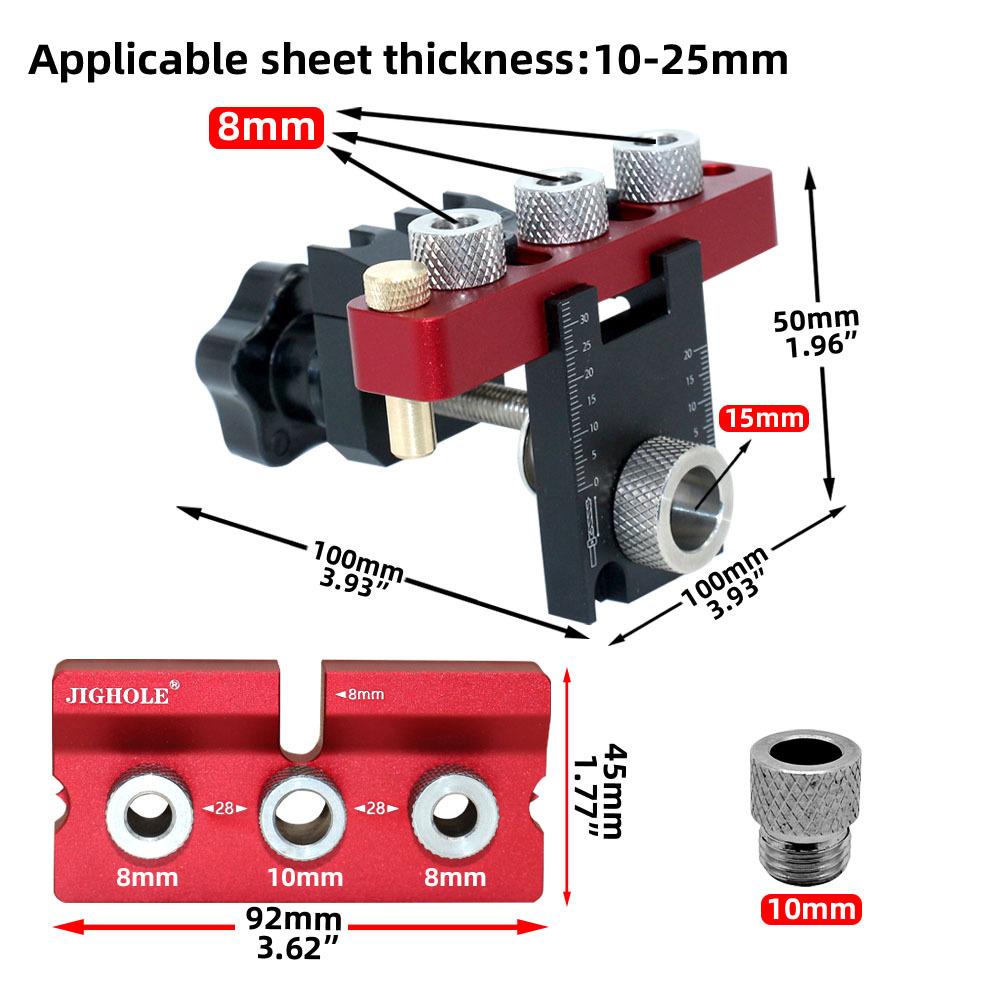 3 In 1 Universal Dowel & Pocke - đánh giá và giá Dowel Jig Kit