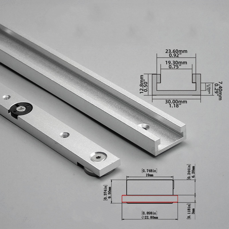 2Pcs T‑Track & Miter Track Jig - đánh giá và giá Dowel Jig Kit