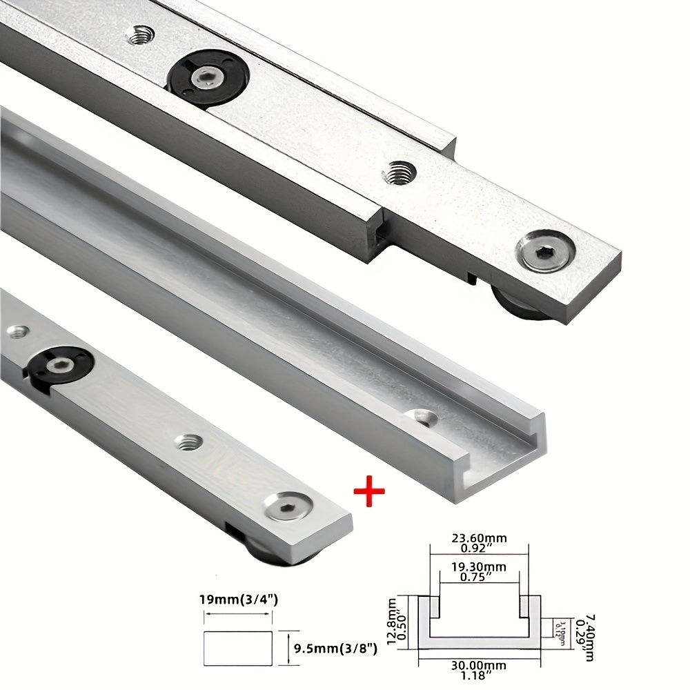 2Pcs T‑Track & Miter Track Jig - đánh giá và giá Dowel Jig Kit