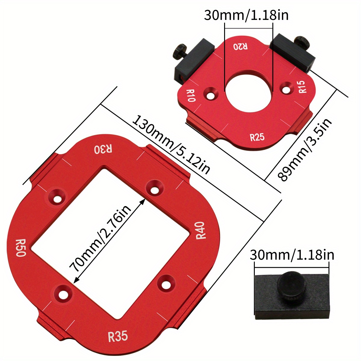 Aluminum round Corner Radius T - đánh giá và giá Dowel Jig Kit