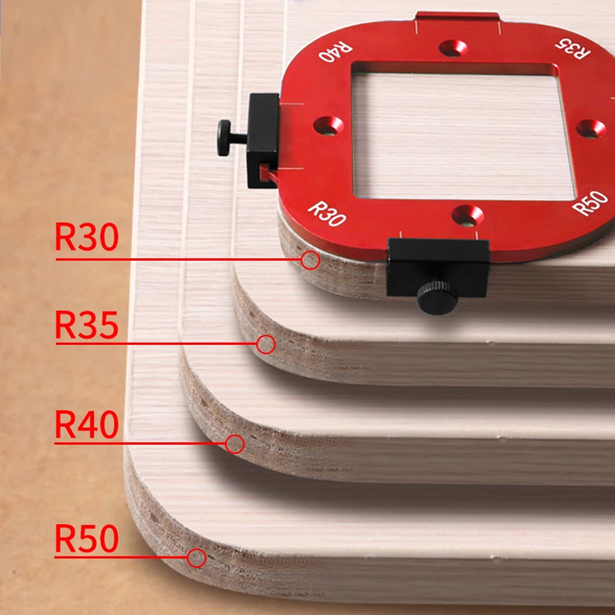Aluminum round Corner Radius T - đánh giá và giá Dowel Jig Kit
