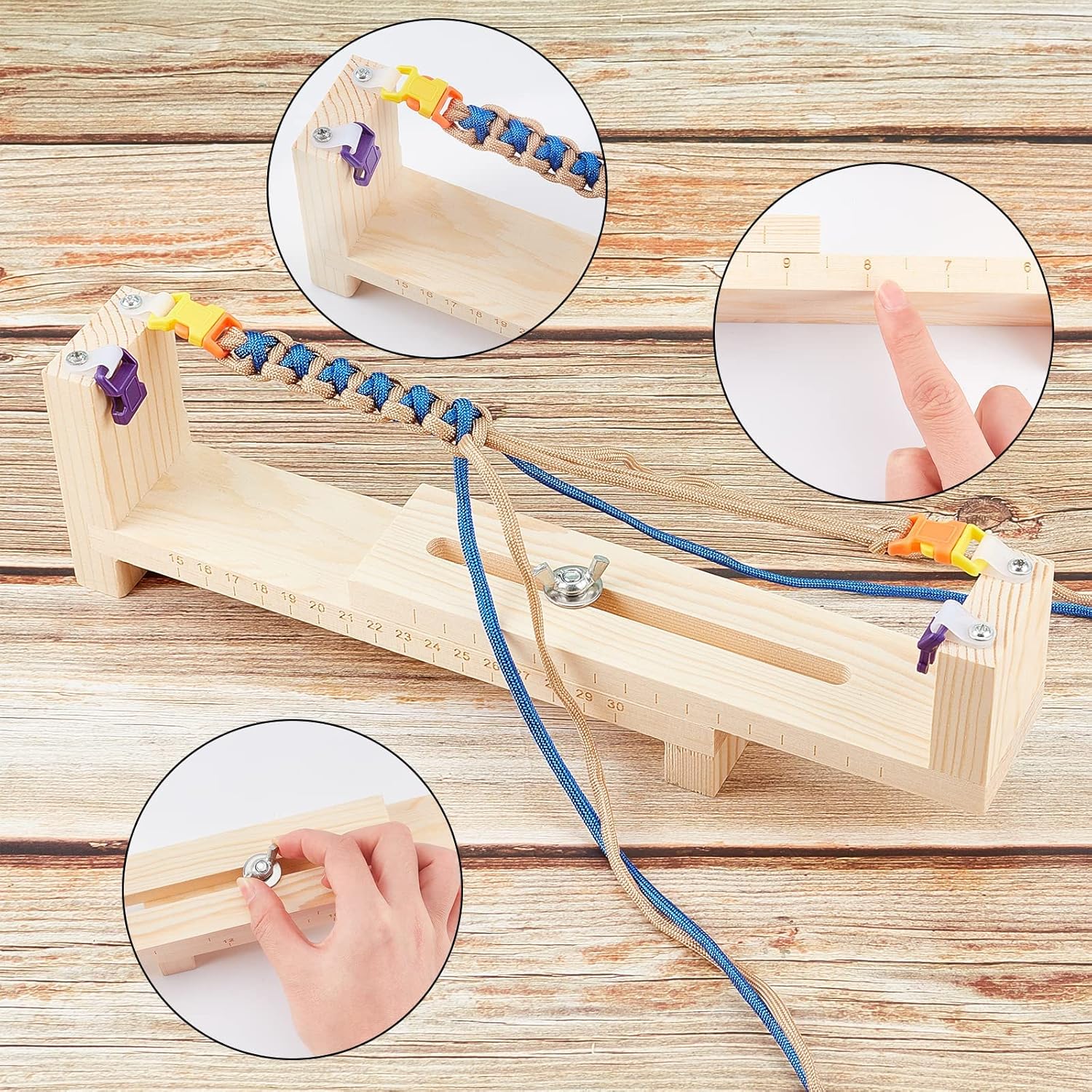 Wood Paracord Jig Bracelet Mak - đánh giá và giá Dowel Jig Kit